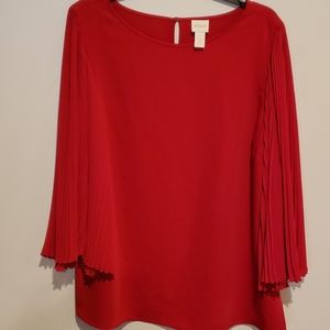 Womens Chico's Red Blouse